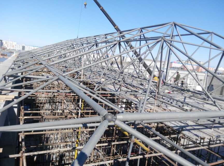 安慶商貿城屋頂網架工程